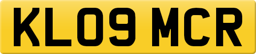 KL09 MCR private number plate